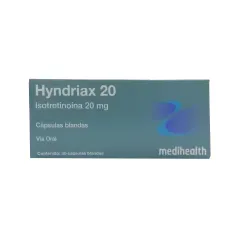 Hyndriax 20 mg Isotretinoina "Hidriax" "Hindriax"