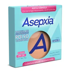 Asepxia Maquillaje Polvo Compacto Canela x 10 g