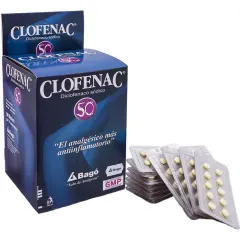 Clofenac 50 mg Diclofenaco