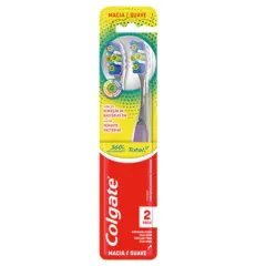 Colgate Cepillo Dental 360 Advanced Suave x Pack (2 Piezas)