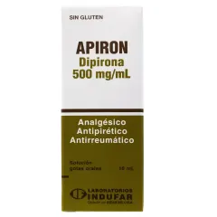 Apiron 500 mg / ml Gotas Orales x 10 ml Dipirona