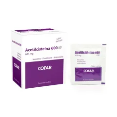 Acetilcisteina 600 mg Granulado Cofar GN