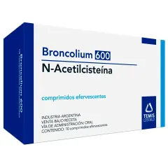 Broncolium 600 mg Efervescente Acetilcisteina