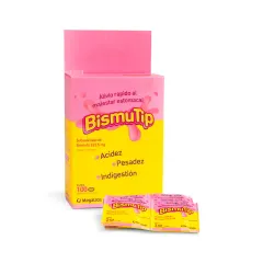 Bismutip 262.5 mg Masticable x Blister (Cont.2 tab)
