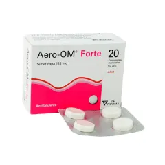 Aero Om Forte Masticable Simeticona