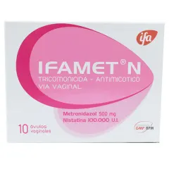 Ifamet N Ovulo Metronidazol / Nistatina