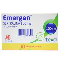 Emergen 100 mg Sertralina