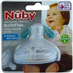 Nuby Tetina Silicona Tamaño Pezon 0m+ Lc67620 x 1 Blister