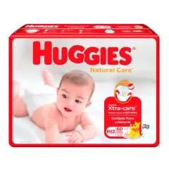 Huggies Pañal Natural Care M x Paq (60)
