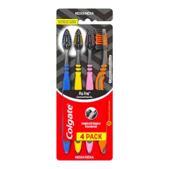 Colgate Cepillo Dental Zigzag x Pack (4)