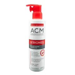 Acm Sebionex Gel Moussant Foaming Exfoliante P/ Acne x 200 ml
