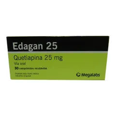 Edagan 25 mg Quetiapina