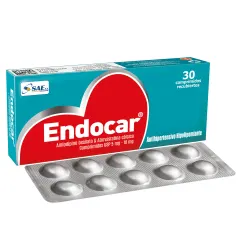 Endocar 5 mg / 10 mg Amlodipino / Atorvastatina