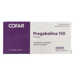 Pregabalina 150 mg Cofar