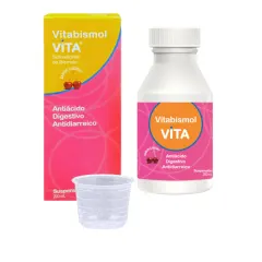 Vitabismol 262.5 mg / 5 ml Suspension x 200 ml Subsalicilato De Bismuto