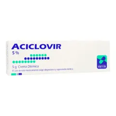 Aciclovir 5 % Crema Dermica Mint Lab x 5 g