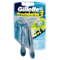 Gillette Prestobarba 3 Maquina De Afeitar Comfortfresh Cool x Paq (2)