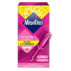 Nosotras Tampones Comodidad V Medio C / Aplicador x Caja (8)