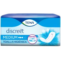 Tena Discreet Medium Toalla Higienica x Paq (10)