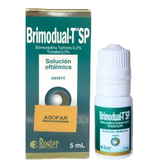 Brimodual T Sp (Sol.oft.) x 5 ml Brimonidina / Timolol