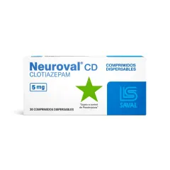 Neuroval Cd 5 mg Clotiazepam Psico