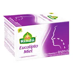 Hindu Te De Eucalipto Y Miel Caja x 20 Bolsas