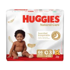 Huggies Pañales Natural Care Talla g x Paq (66)