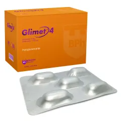 Glimet 4 / 1000 mg Glimepirida / Metformina