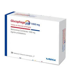 Glucophage XR 1000 mg Metformina
