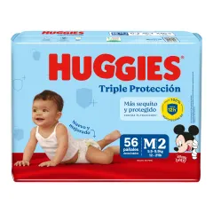 Huggies Pañales Triple Proteccion Talla M x Paq (56)