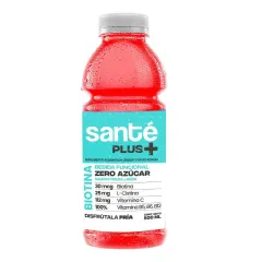 Sante Plus + Sup. Alimenticio Liq. Con Vitaminas Sabor Fresa Limon Biotina x 500 ml