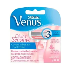 Gillette Venus Sensitive Skin Elixir Repuestos X2