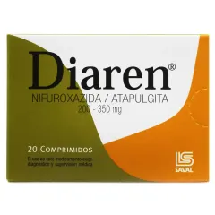 Diaren Nifuroxazida / Atapulgita