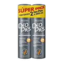 Deo Pies Antitranspirante x 260 ml Pack x 2