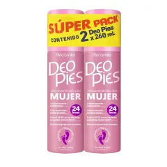 Deo Pies Mujer x 260 ml Pack x 2