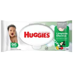Huggies Toallitas Humedas Limpieza Efectiva x Paquete (96)