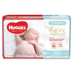Huggies Pañales Natural Care Prematuro x Paq (30)