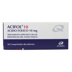 Acifol 10 mg Acido Folico