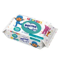 Doctor Baby Toallitas Humedas Hipoalergenicas Pocoyo x Paq (100)