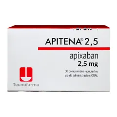 Apitena 2.5 mg Apixaban