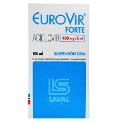 Eurovir Forte 400 mg / 5 ml Suspension x 100 ml Aciclovir