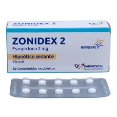 Zonidex 2 mg Eszopiclona