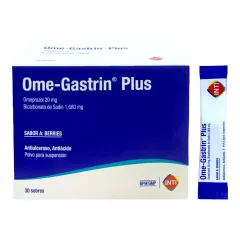 Ome Gastrin Plus Omeprazol / Bicarbonato De Sodio