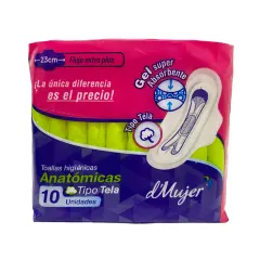 D Mujer Toallas Femeninas Anatomicas x Paq <10>