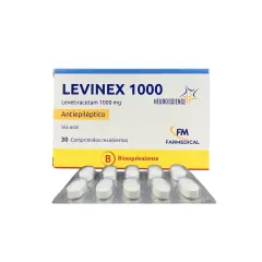 Levinex 1000 mg Levetiracetam "Antes Levetam"