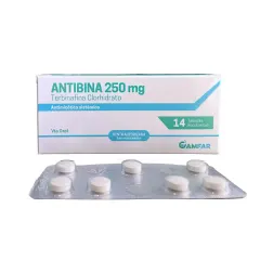 Antibina 250 mg Terbinafina Clorhidrato