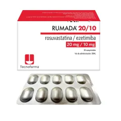 Rumada 20 mg / 10 mg Rosuvastatina / Ezetimiba
