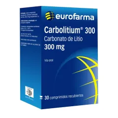 Carbolitium 300 mg Carbonato De Litio