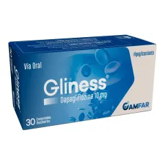 Gliness 10 mg Dapagliflozina