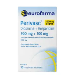 Perivasc 900 mg / 100 mg Diosmina / Hesperidina